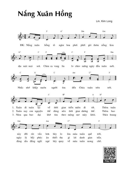 Nắng xuân hồng - Kim Long