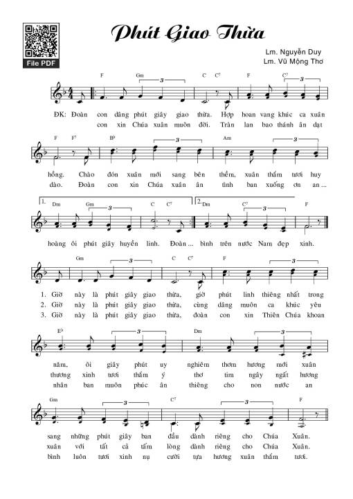 Phút giao thừa - Vũ Mộng Thơ