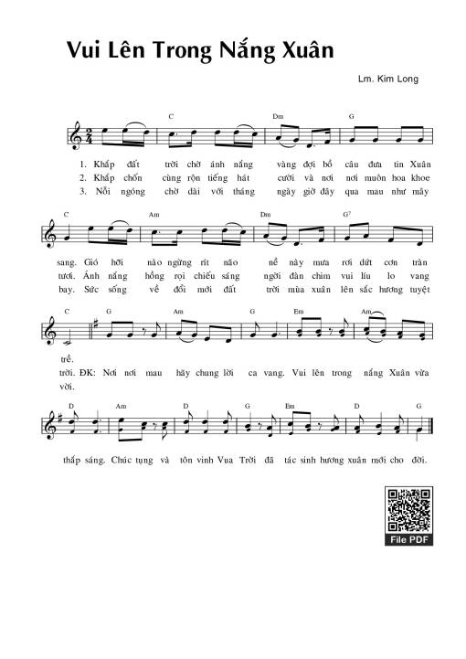 Vui lên trong nắng xuân