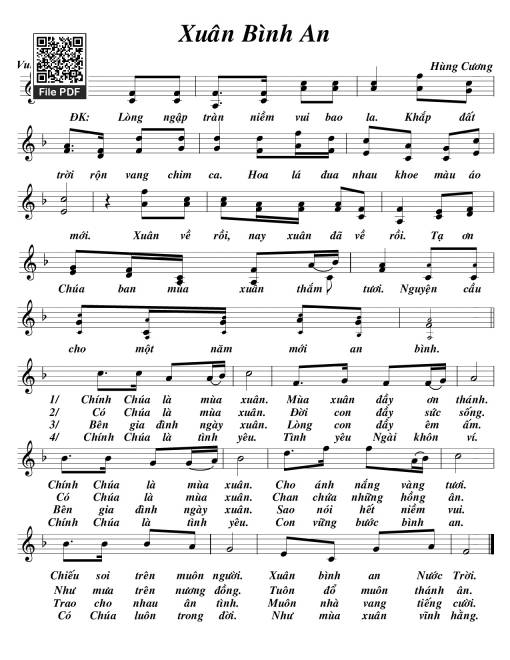 Xuân bình an - Hùng Cương