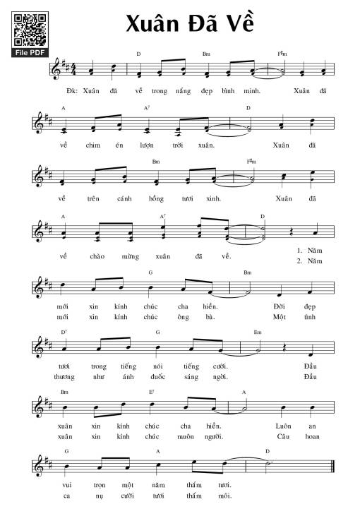 Xuân đã về - ***