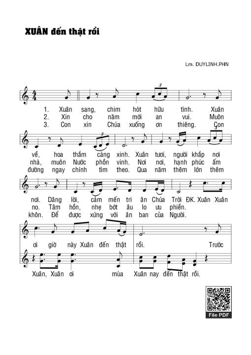 Xuân đến thật rồi