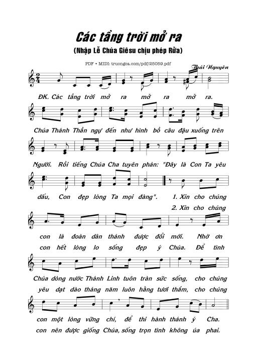 Các Tầng Trời Mở Ra