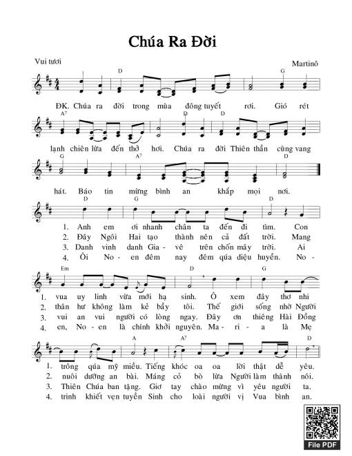 Chúa Ra Đời - Martinô