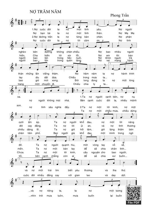 Nợ trăm năm - Lm. Phong Trần