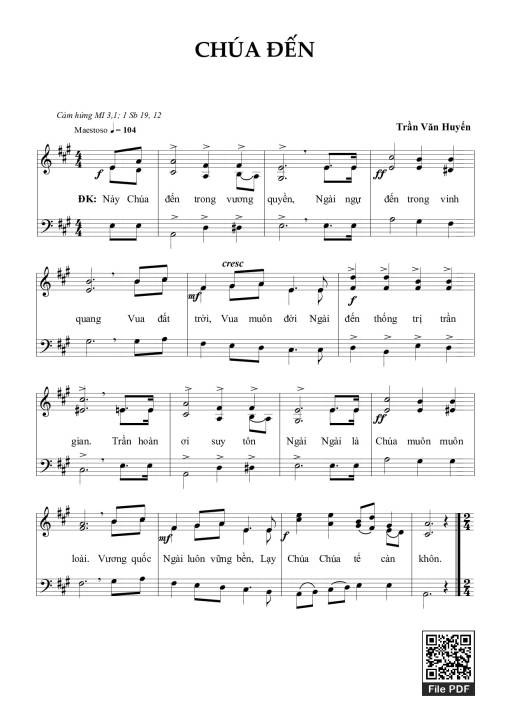 Chúa Đến - Trần Văn Huyến