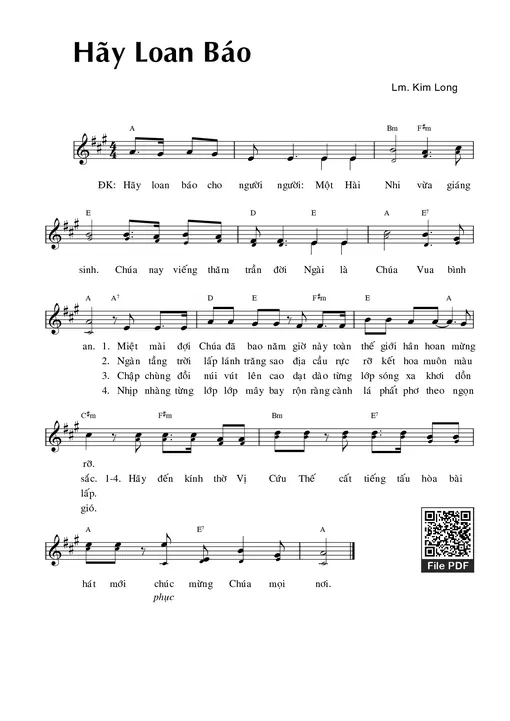 Hãy Loan Báo - Kim Long
