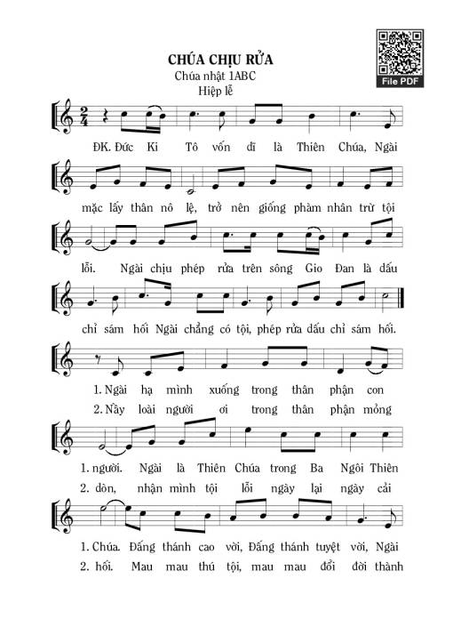 Chúa Chịu Rửa - Mi Trầm