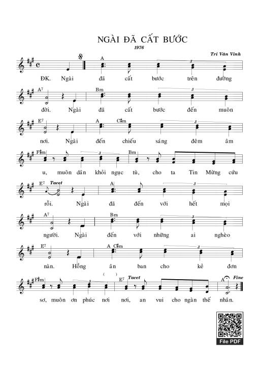 Ngài Đã Cất Bước