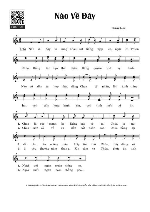 Nào Về Đây - Hoàng Luật