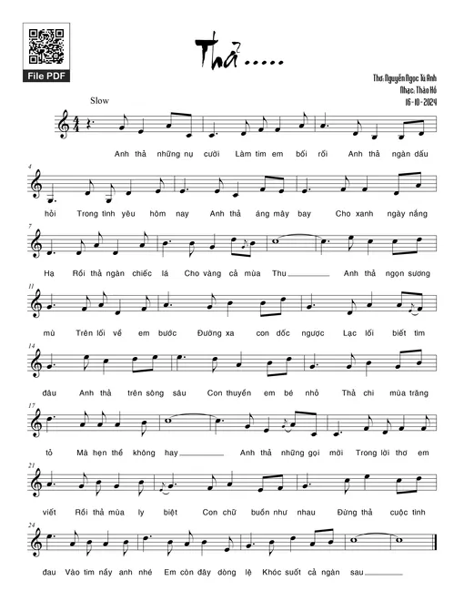 Thả ... - Thảo Hồ