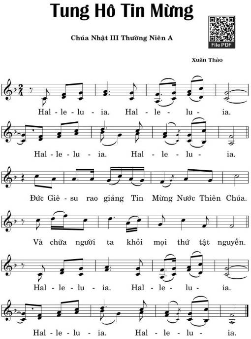 Thtm. Chúa Nhật 3 Thường Niên