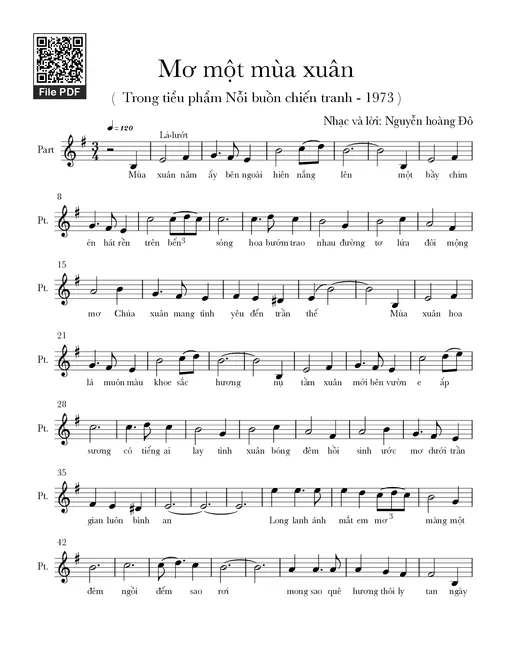 Mơ một mùa xuân