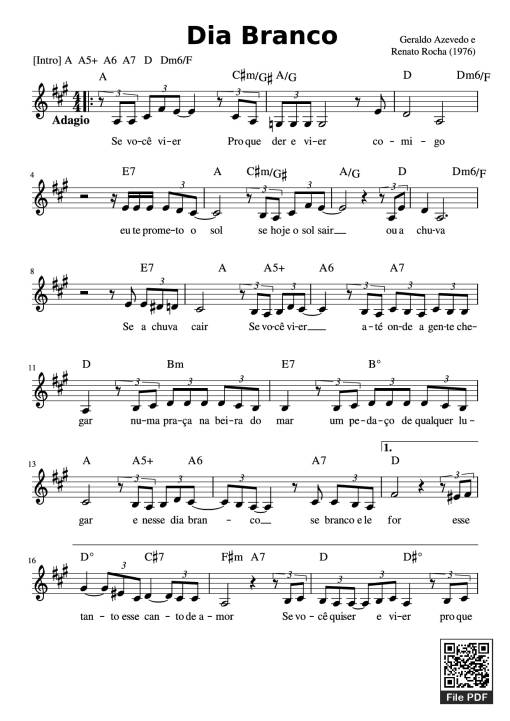 Dia Branco - Geraldo Azevedo E