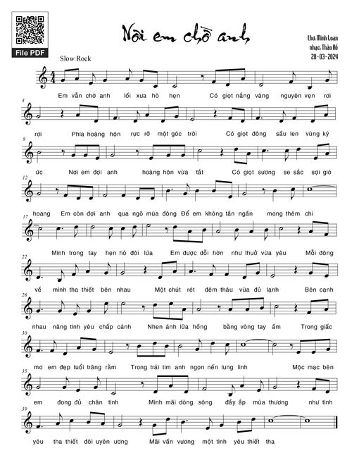 Nơi em chờ anh - Thảo Hồ