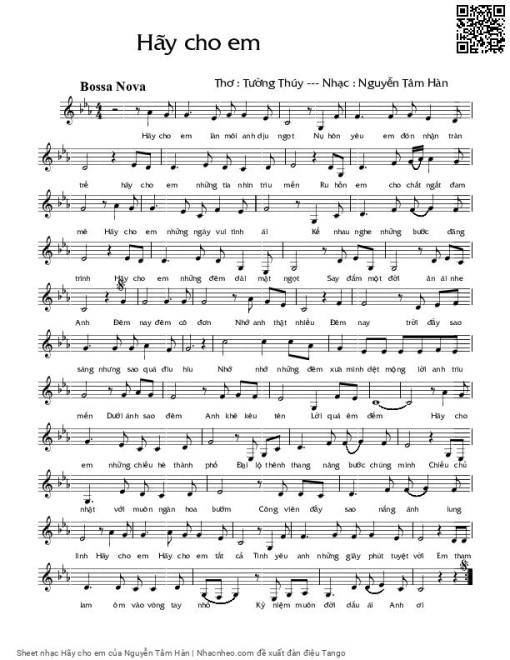 Hãy cho em - Nguyễn Tâm Hàn