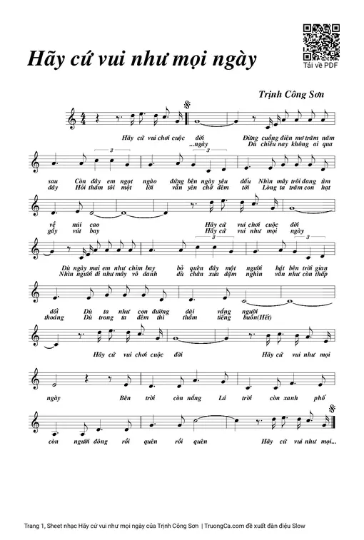 Hãy cứ vui như mọi ngày