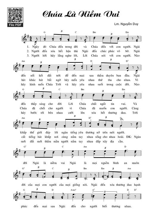 Chúa Là Niềm Vui