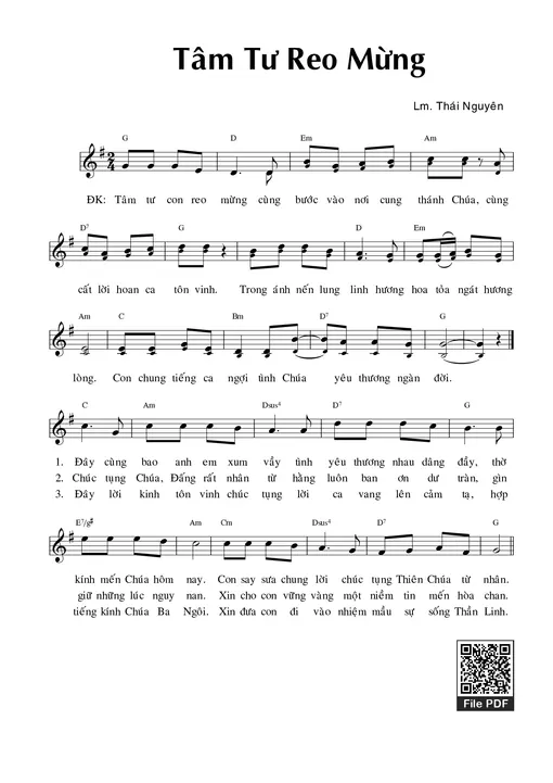 Tâm Tư Reo Mừng - Thái Nguyên