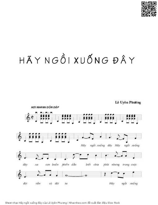Hãy ngồi xuống đây