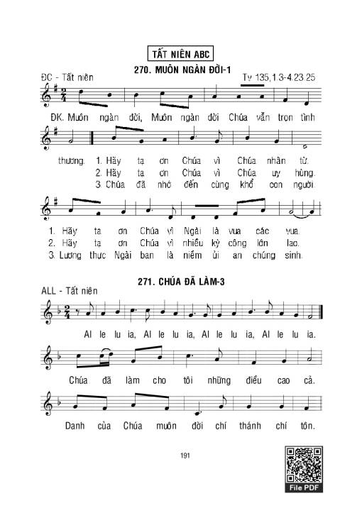 Thánh Vịnh 135, Muôn Ngàn Đời 1