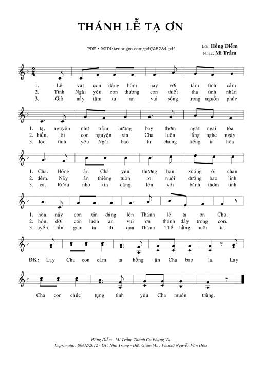 Thánh Lễ Tạ Ơn