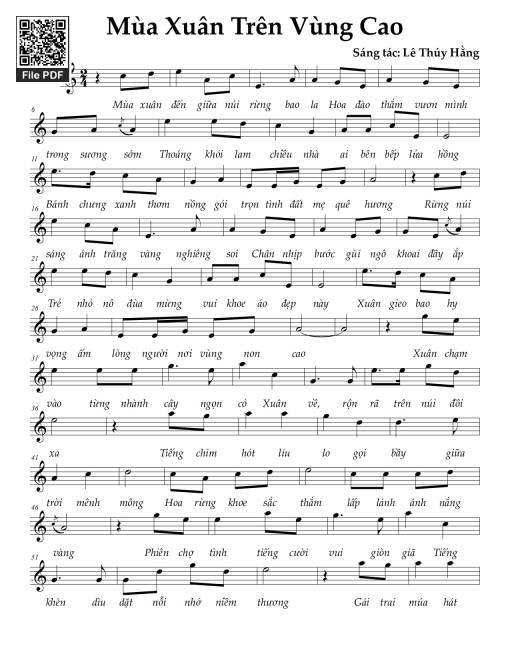 Mùa xuân trên vùng cao