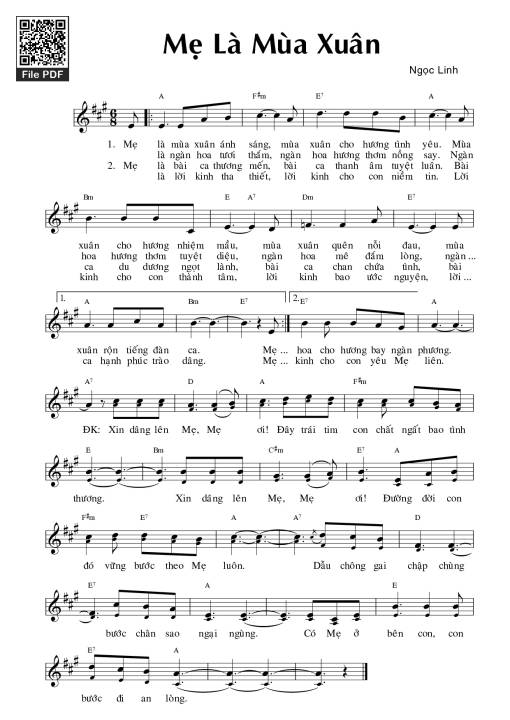 Mẹ Là Mùa Xuân