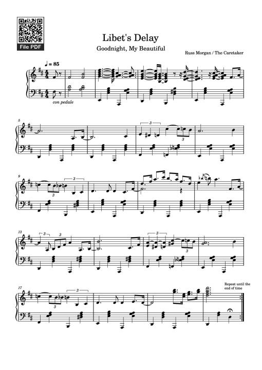 Libet's Delay Piano - Russ Morgan / The Caretaker