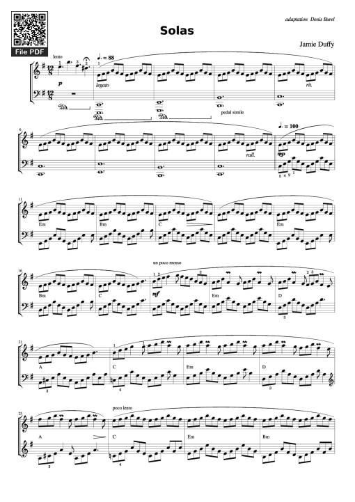 Solas Piano - Jamie Duffy