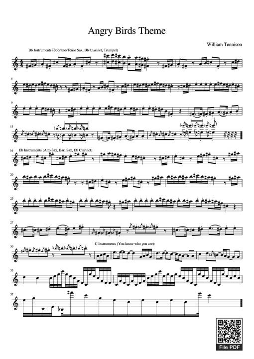Angry Birds Theme - William Tennison
