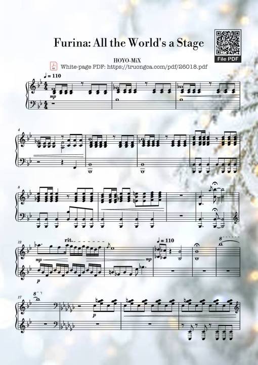 Furina All the World's a Stage