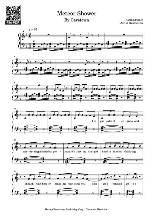 Meteor Shower Piano - Robin Skinner