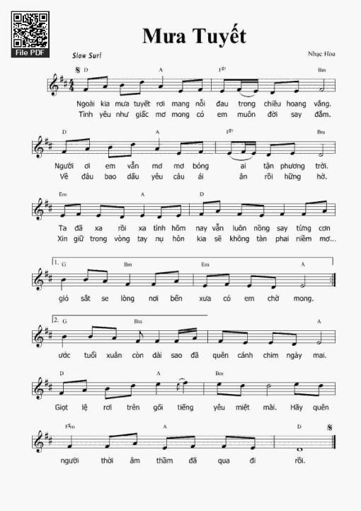 Mưa tuyết - Chưa Chọn