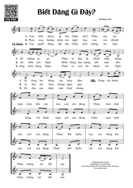 Biết dâng gì đây