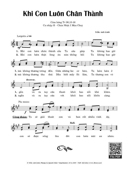 Khi con luôn chân thành