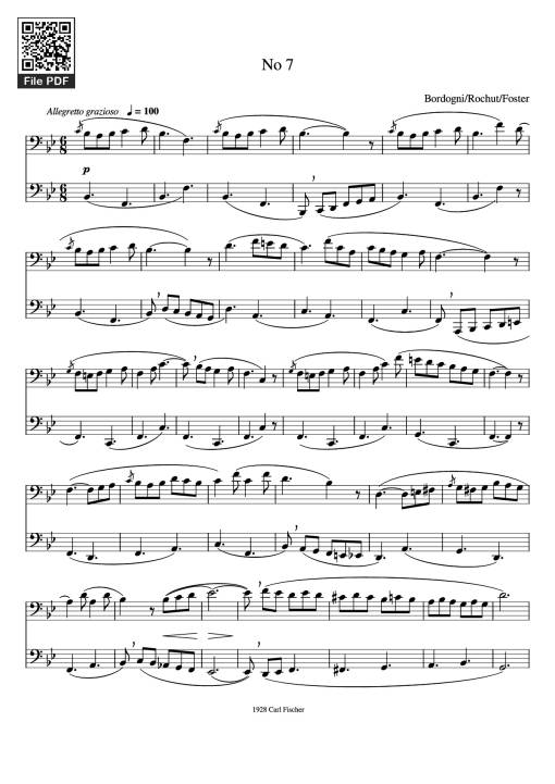 No 7 - Bordogni/Rochut/Foster