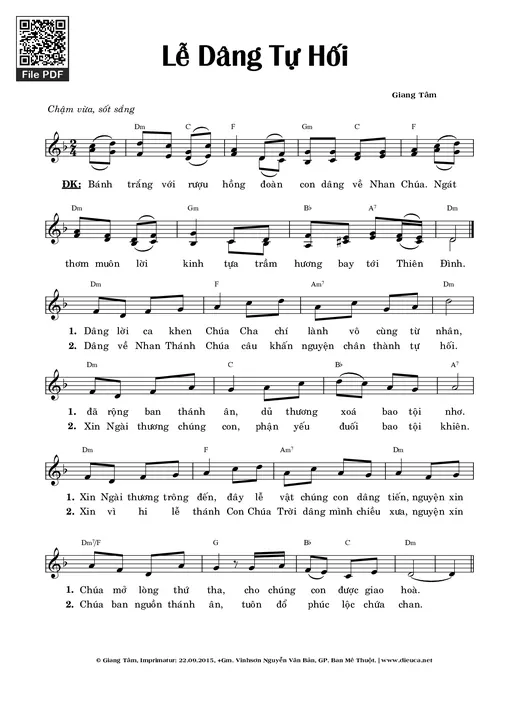 Lễ Dâng Tự Hối 1