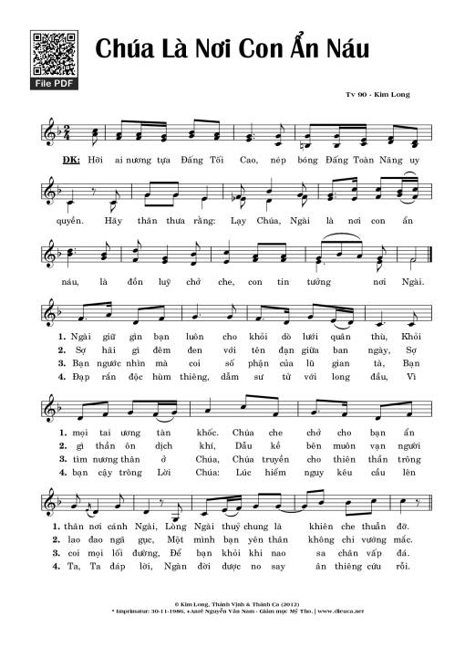 Thánh Vịnh 90, Chúa Là Nơi Con Ẩn Náu