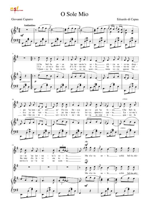 O Sole Mio - Eduardo Di Capua