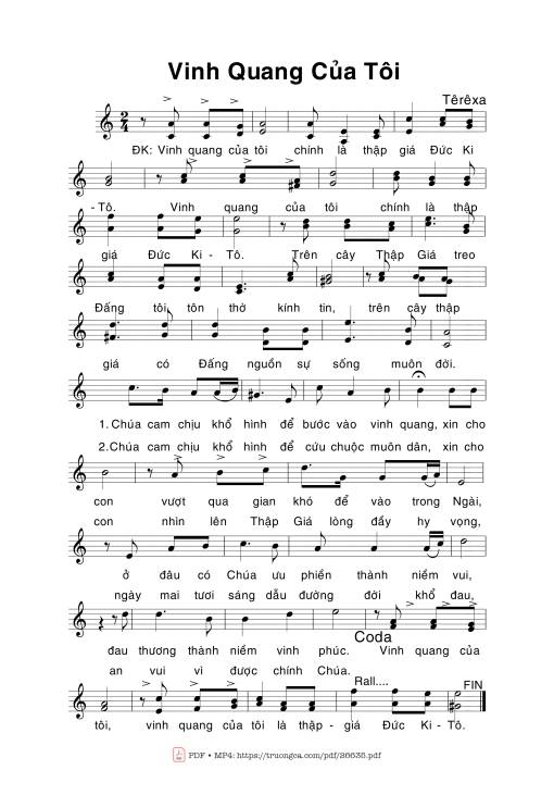 Vinh Quang Của Tôi