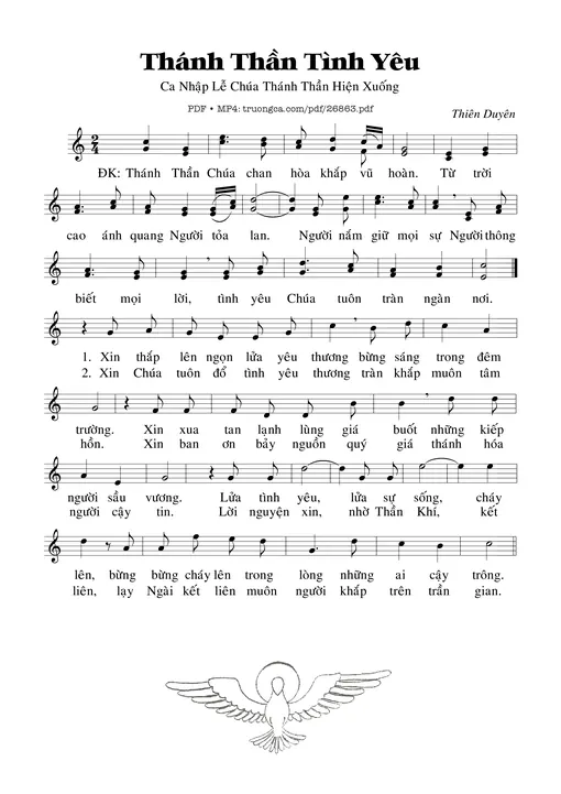 Thánh Thần Tình Yêu