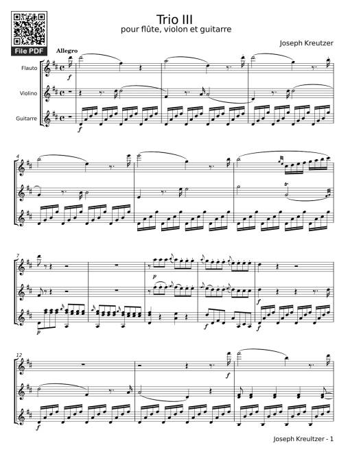 Trio III Guitar TAB - Zhest84