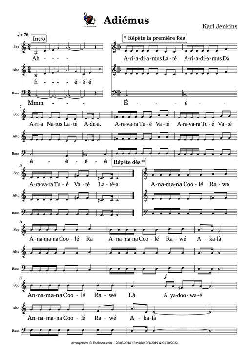 Adiémus Piano - Karl Jenkins