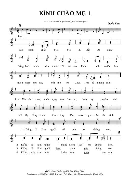 Kính Chào Mẹ 1