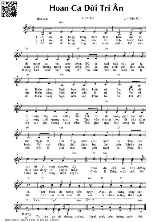 Hoan ca đời tri ân