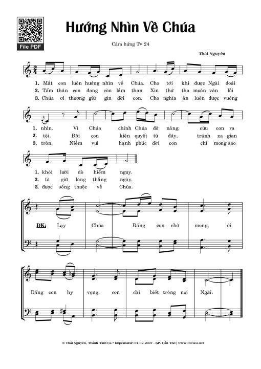 Hướng Nhìn Về Chúa