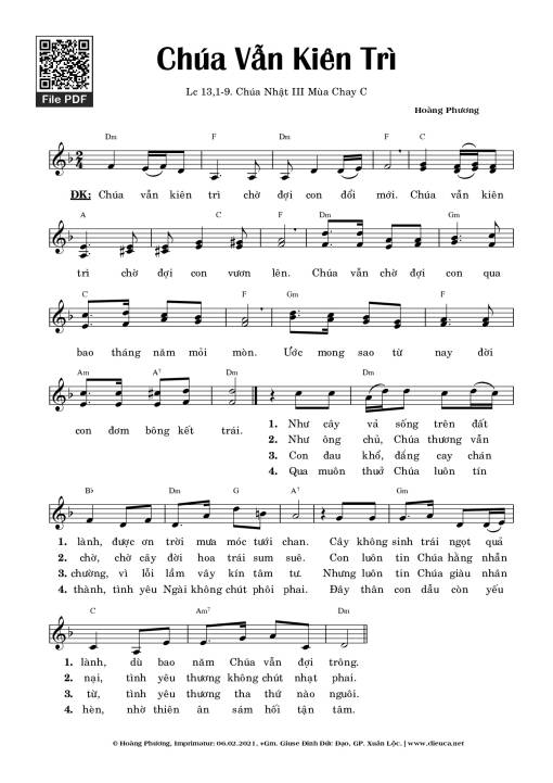 Chúa Vẫn Kiên Trì