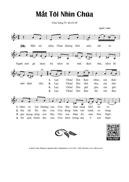 Mắt Tôi Nhìn Chúa