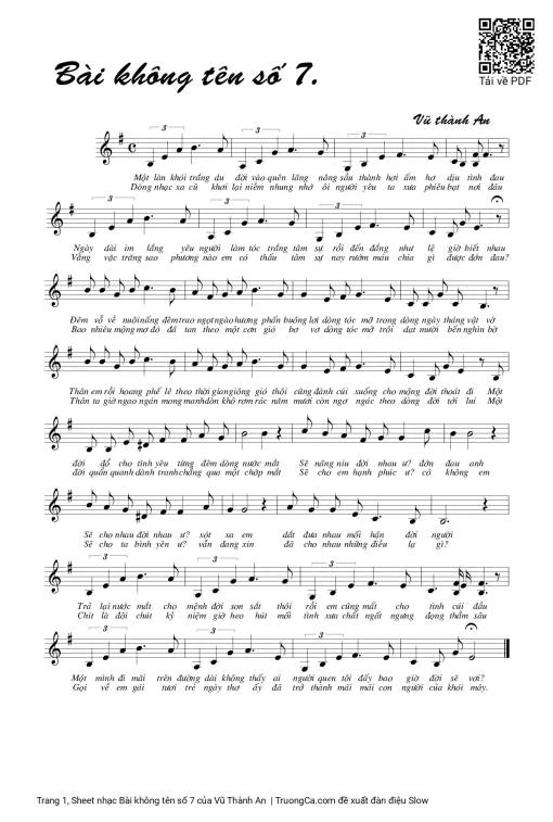 Bài không tên số 7
